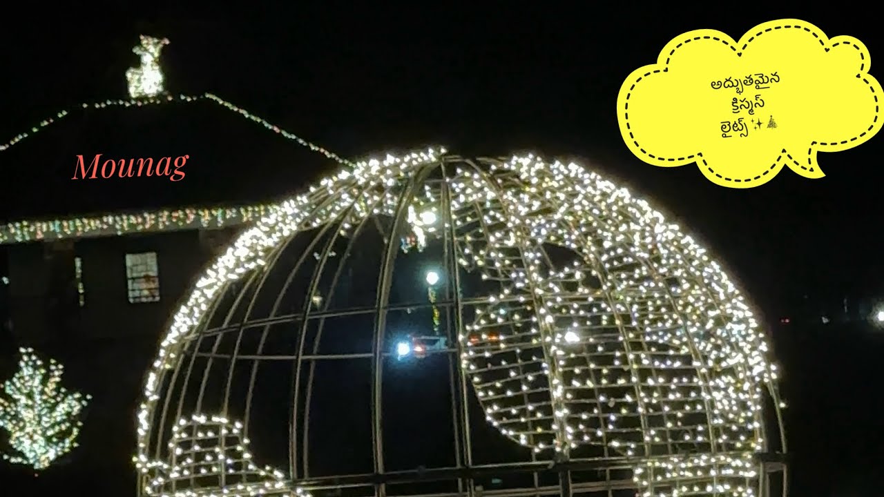 Magical Christmas Lights Park Drive| Beautiful Holiday Lights 2025 🎄✨ | Winter Night Vibes ❄️✨ 