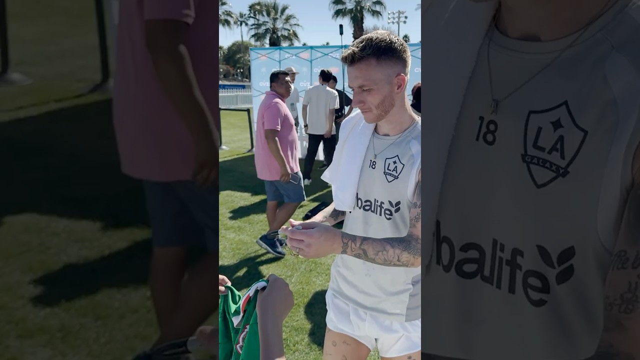 Я проехала 2,5 часа, чтобы встретиться со своим кумиром 🤩🐐 #marcoreus #lagalaxy #mls