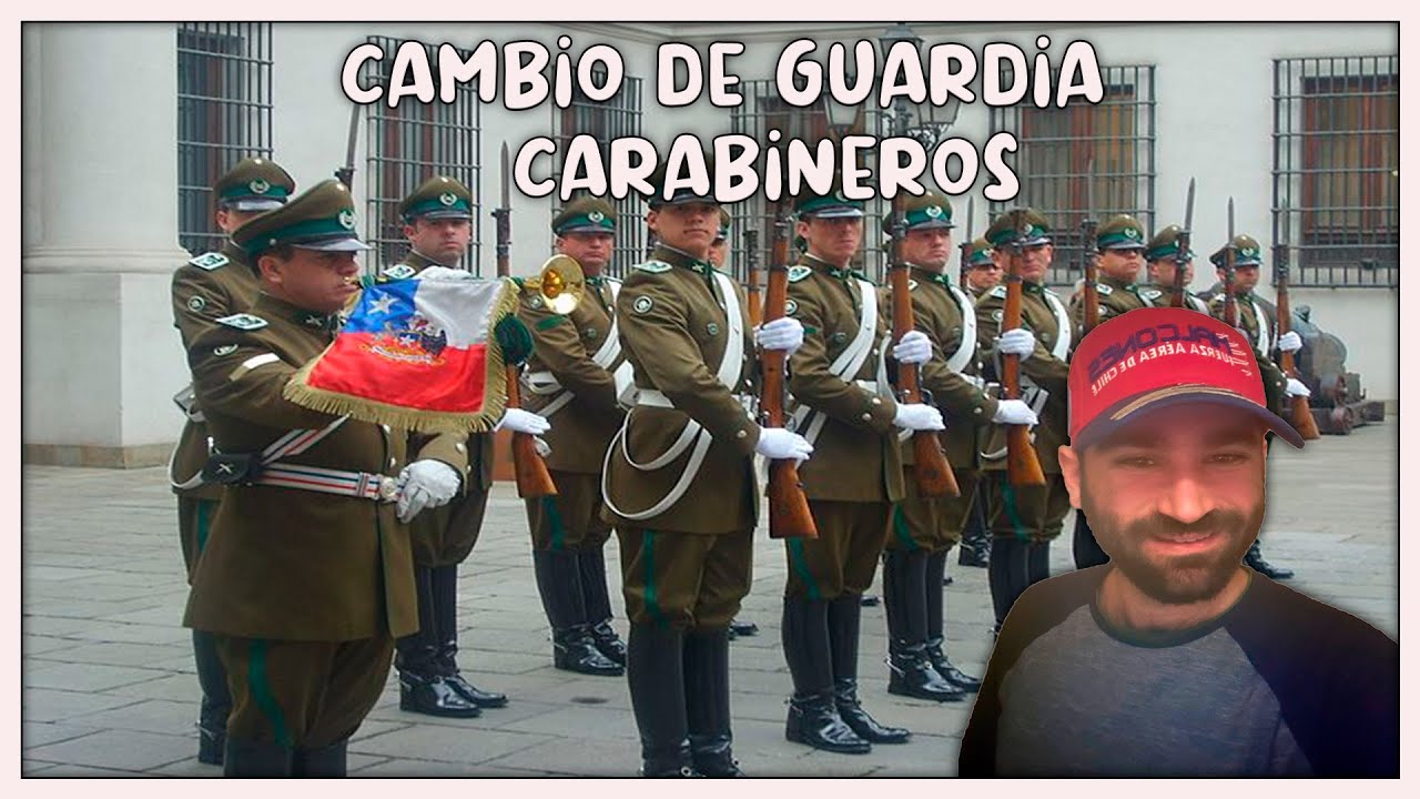 ESPAÑOL REACCIONA a CAMBIO DE GUARDIA del Palacio de la Moneda CARABINEROS