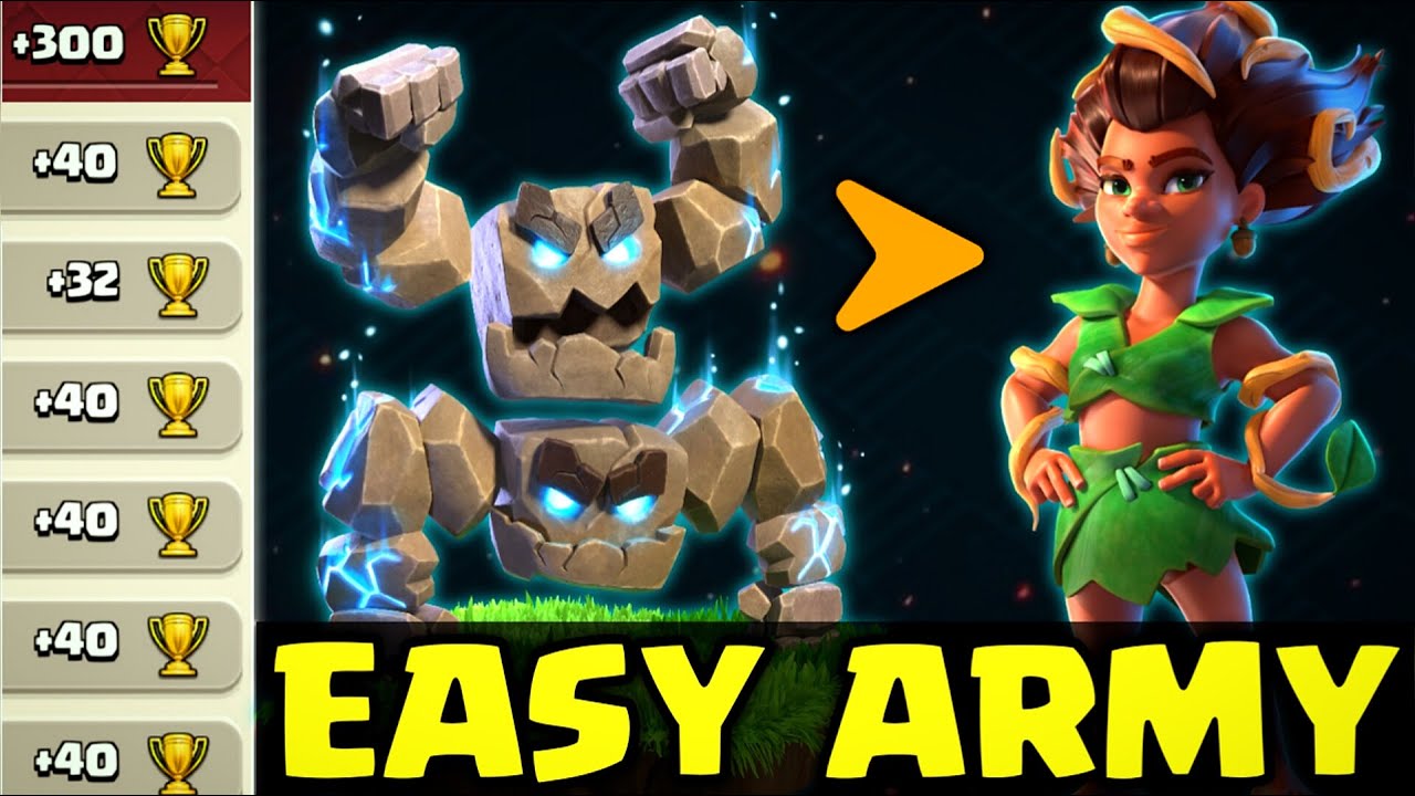 Meteor Golem + Root Rider DESTROYS Bases | RC Charge Attack Strategy In Clash of clans