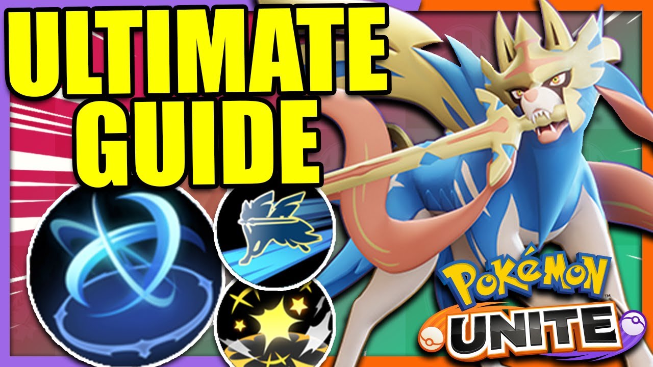 How to play SACRED SWORD ZACIAN in Pokemon Unite Ultimate Guide