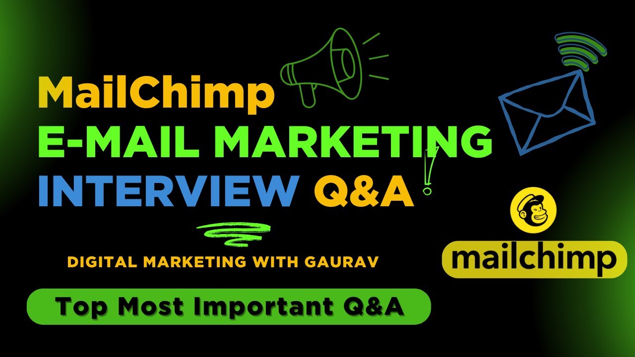 Top Mailchimp Email Marketing Interview Questions & Answers 🔥 | Crack Your Next Email Marketing Job!