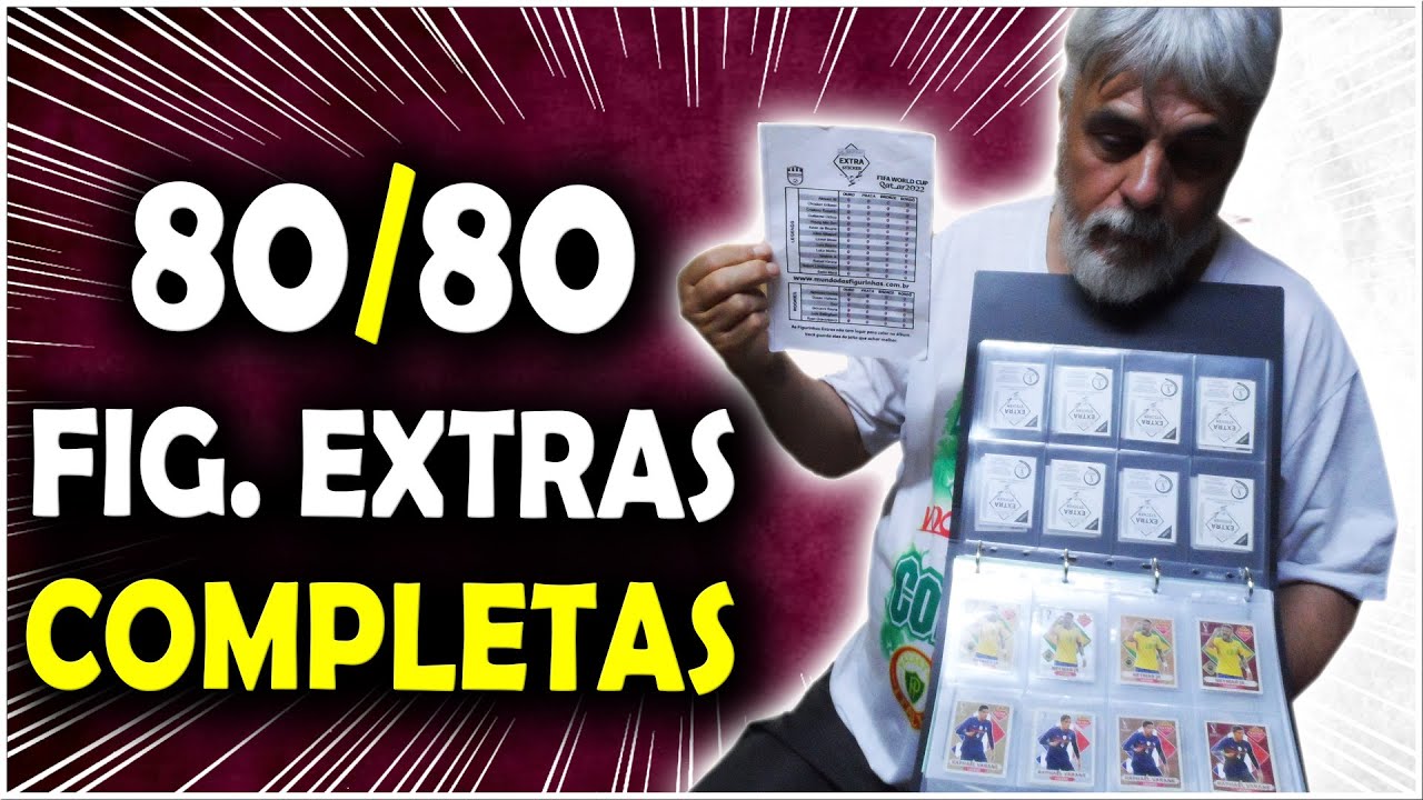 COMPLETEI as 80 FIGURINHAS EXTRAS do Barranco!