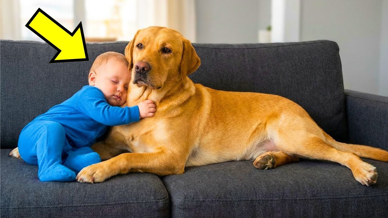 Baby Schläft Mit Seinem Labrador — Was 15 Minuten Später Passiert, Wird Sie Schockieren!!