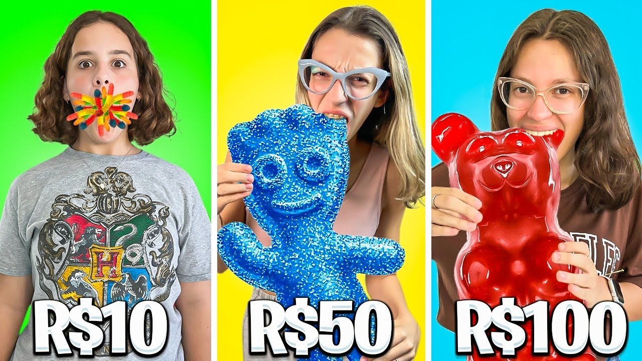 Toda COMIDA que você COMER eu vou PAGAR DESAFIO Ft Fabiana Landim