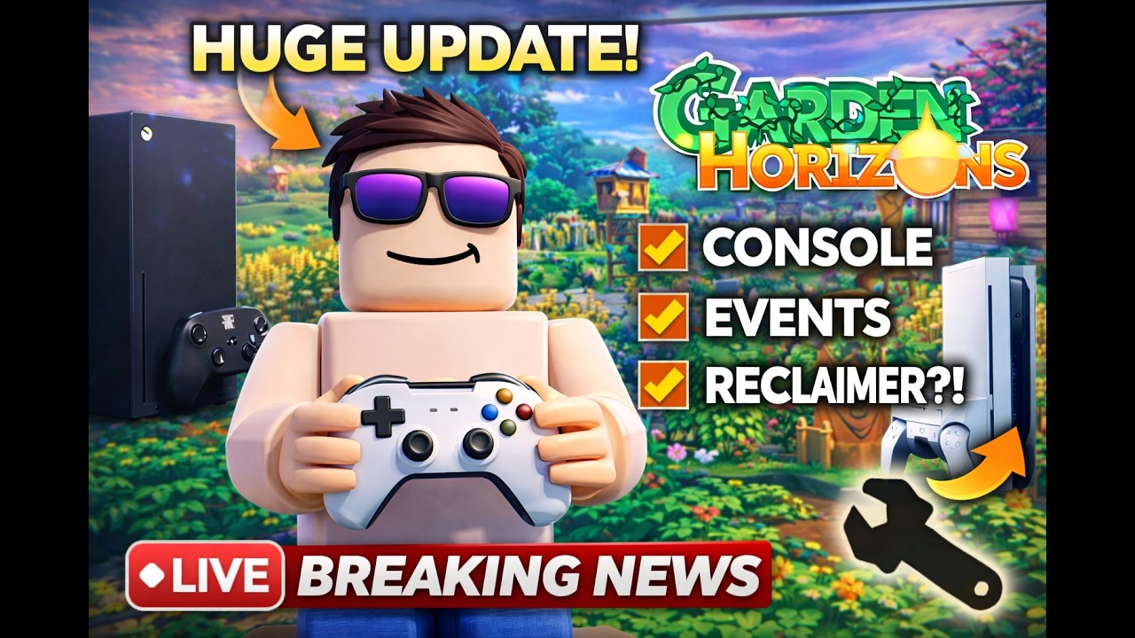 LIVE 🔴 BIG Garden Horizons News – Console, Admin Abuse & New Update