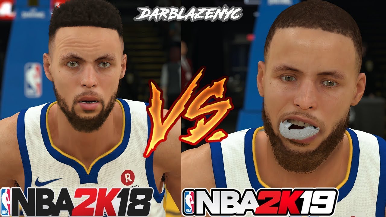 NBA 2K19 Vs. NBA 2K18 Face Graphics Comparison Including NBA Legends (PS4, XBOX ONE, PC)