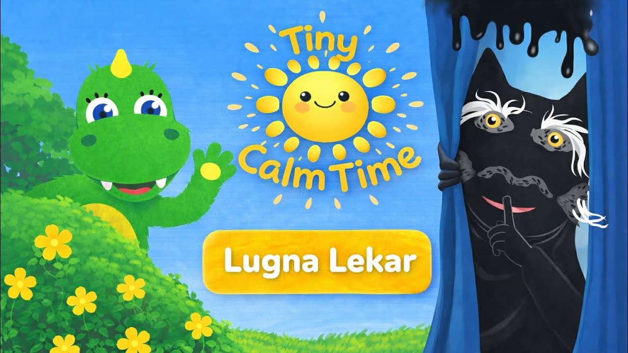 ☀️ Tiny Calm Time ☀️Lugna Lekar med Bolibompa & Sommarskuggan ☀️ Bokstaven E & Siffran 1