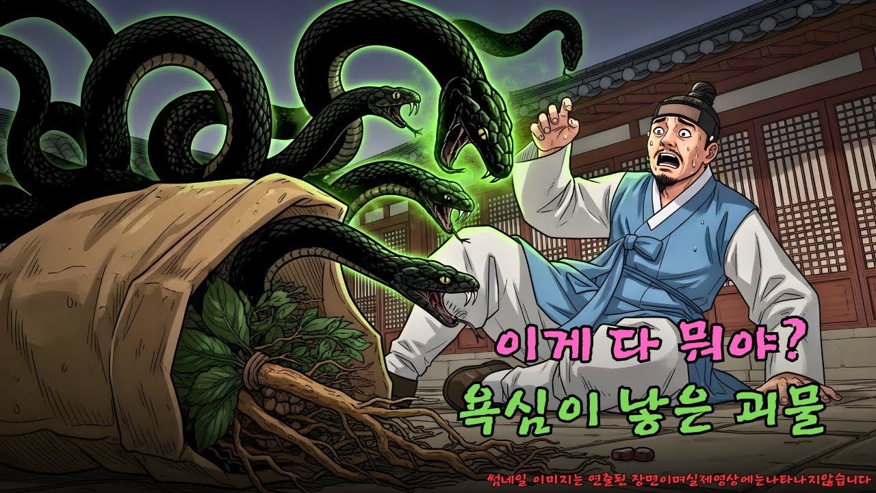 탐욕에 눈먼 의원이 가짜 약을 팔다 창고 문을 열고 기절초풍한 사연과 뱀이 되어버린 약초의 끔찍한 저주 | 수면용 한국 전래동화
