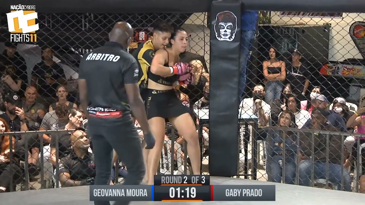 WMMA Amateur Bantamweight fight Geovanna Moura V Gabriele Prado NCF 11 Nacao Cyborg Fights