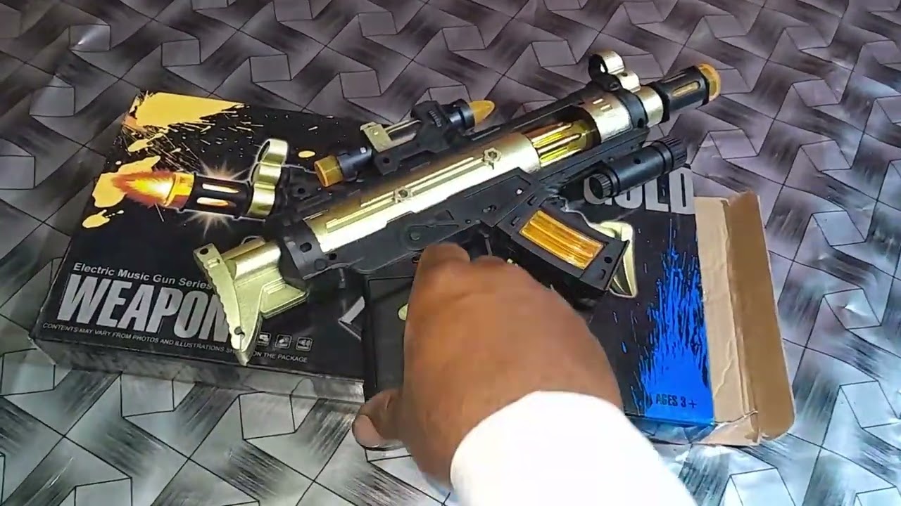 Weapon gun Space Lightsoundgun Machinegun Ak47gun magzingun #WATERGUN #Abhitoychannel