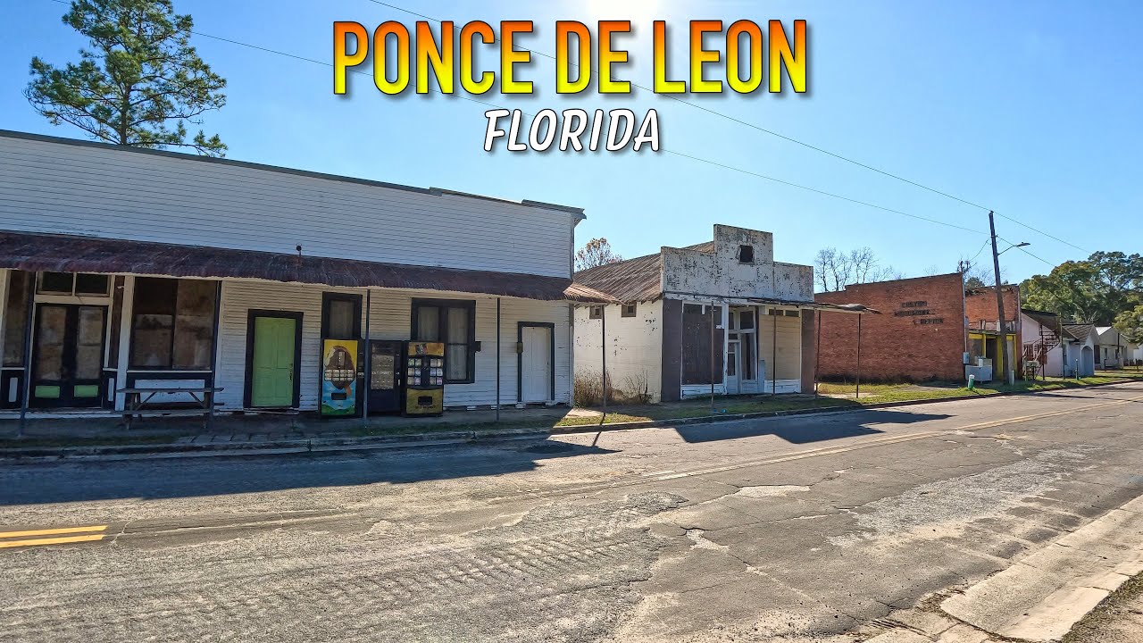 Ponce De Leon Florida Driving Through
