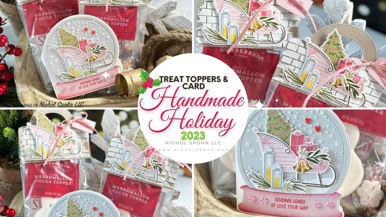 Handmade Holiday Series 2023 | Treat Bag Toppers & Card
