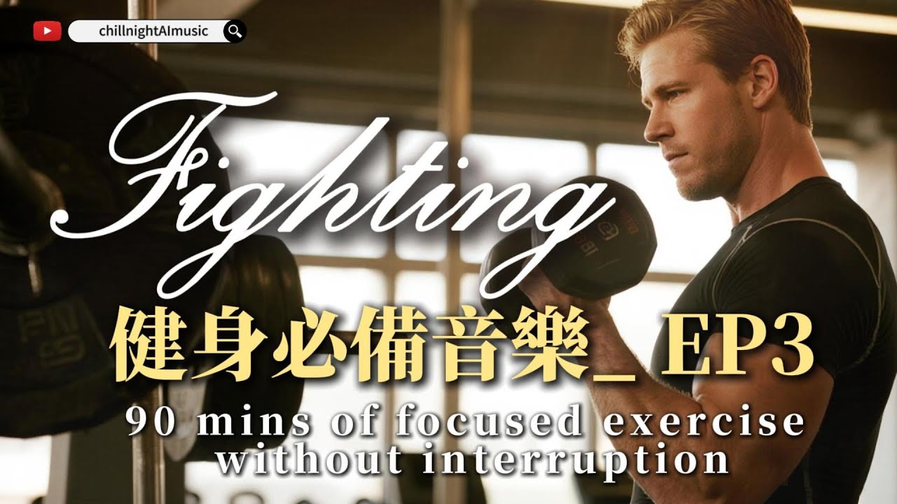 健身必備音樂_ EP3｜90分鐘「Fighting」熱血不間斷｜燃燒體脂的重低音戰歌