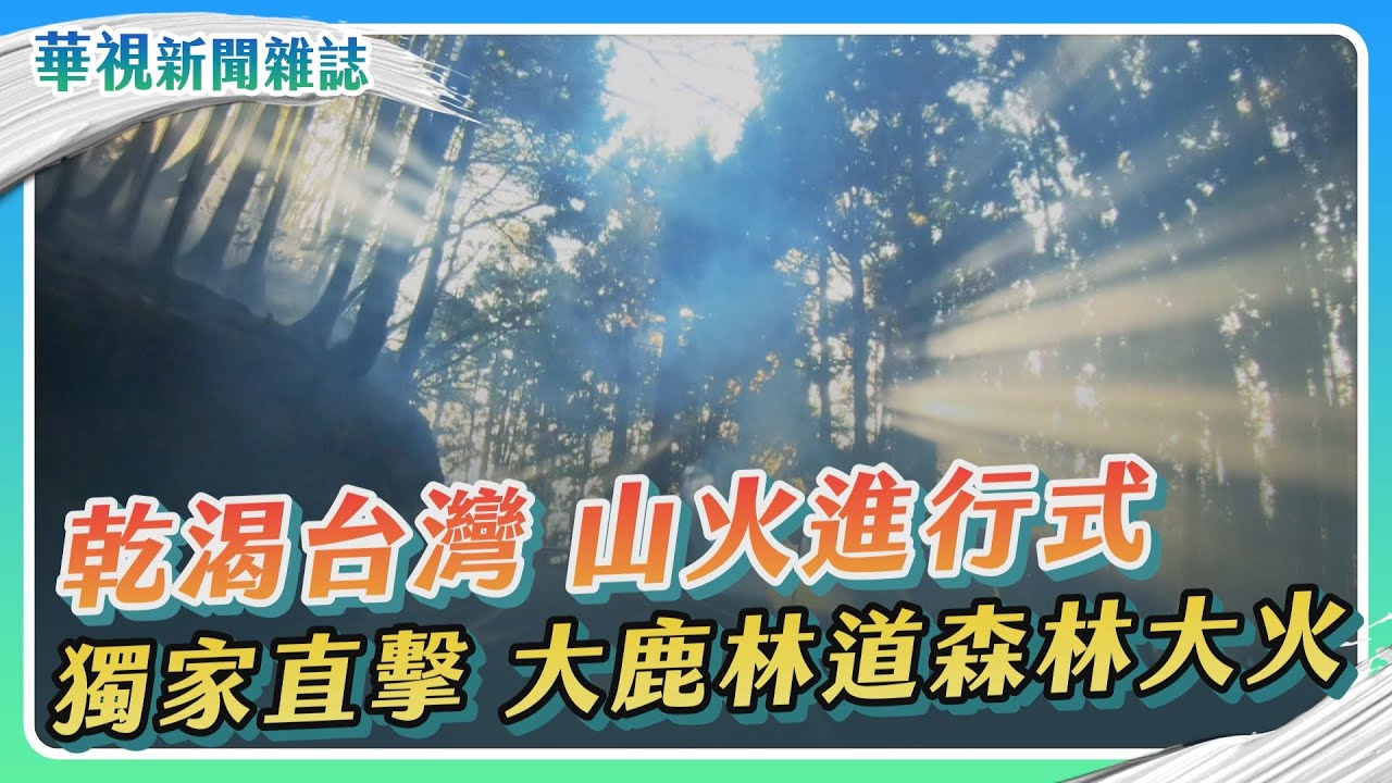 獨家直擊！山火進行式 大鹿林道森林大火｜記者 李婉婷 徐森城 陳沿佐 邱勇賓｜華視新聞雜誌EP2359單元1 2023.4.7