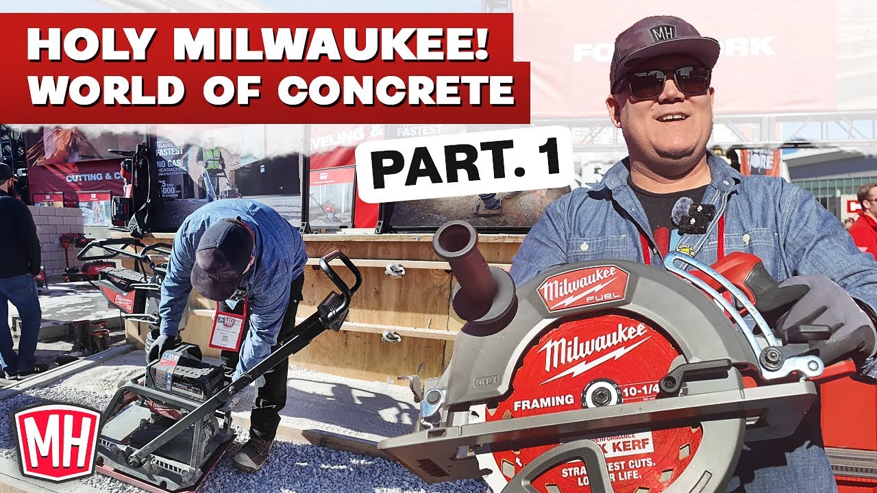 Новые инструменты Milwaukee - Мир бетона. Часть 1.