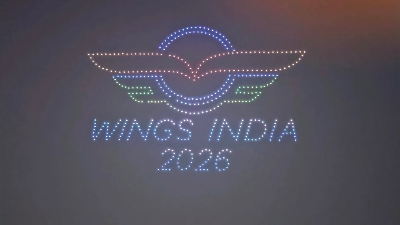 Wings India 2026: Special Drone Light Show
