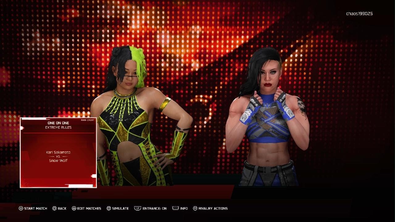 Monday Mayhem - Kari Sakamoto Vs Snow Wolf 