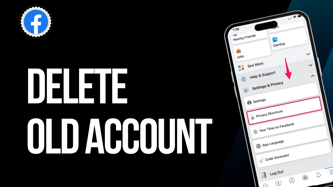 How to Delete old Facebook Account Without Password, Email, Phone, & Username