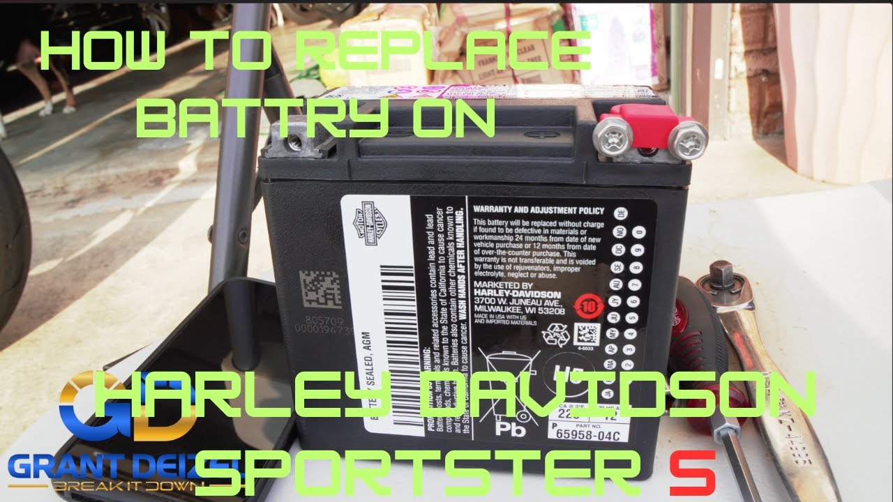 HOW TO CHANGE BATTERY ON SPORTSTER S