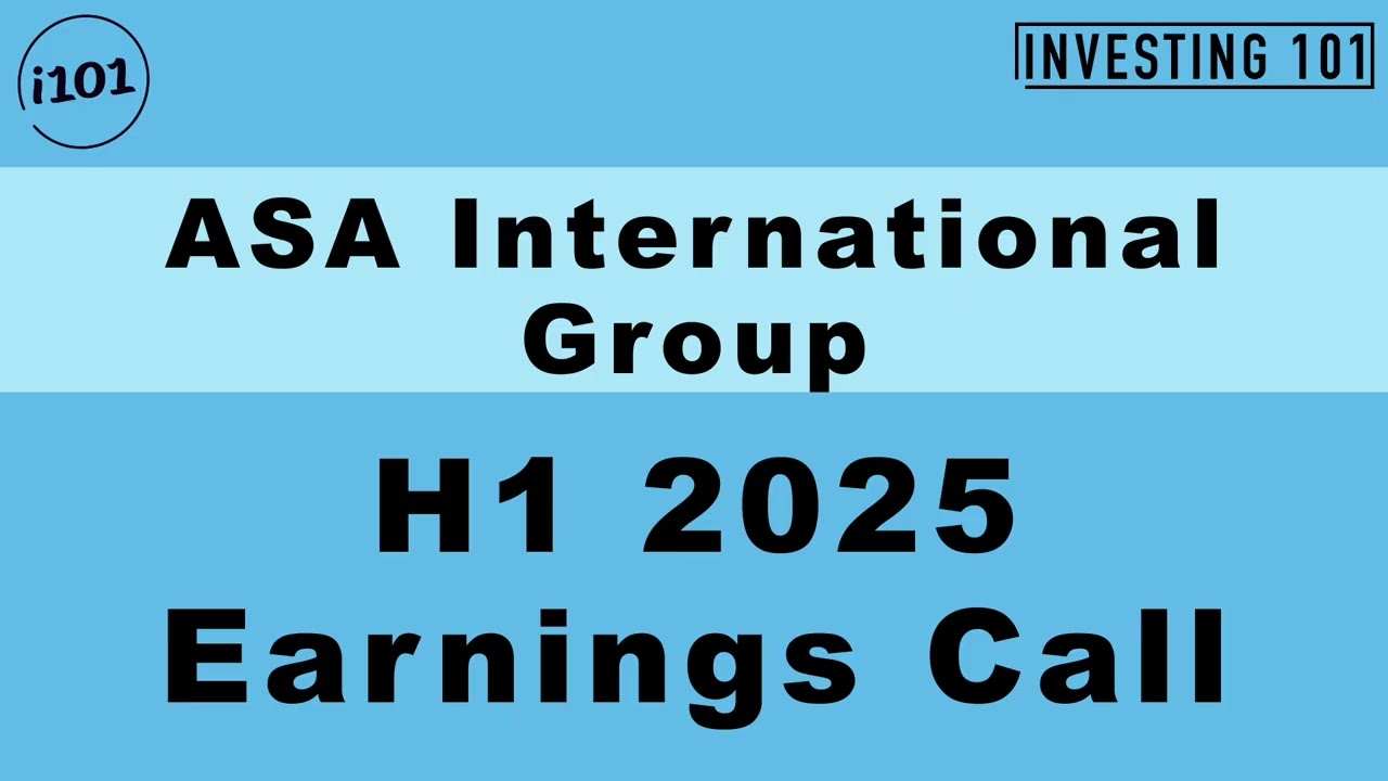ASA International Group H1 2025 Earnings Call | H1 2025 Earnings Conference Call | H1 2025 Results