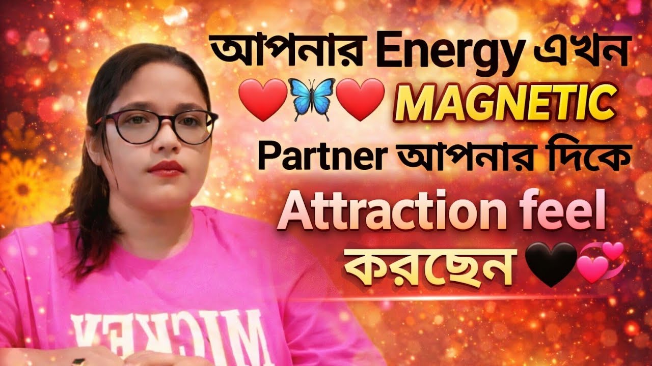 আপনার energy খুব magnetic🖤পার্টনার আপনার দিকে Attraction feel করছেন, উনার মনে আপনাকে নিয়ে অনেক কিছু❤