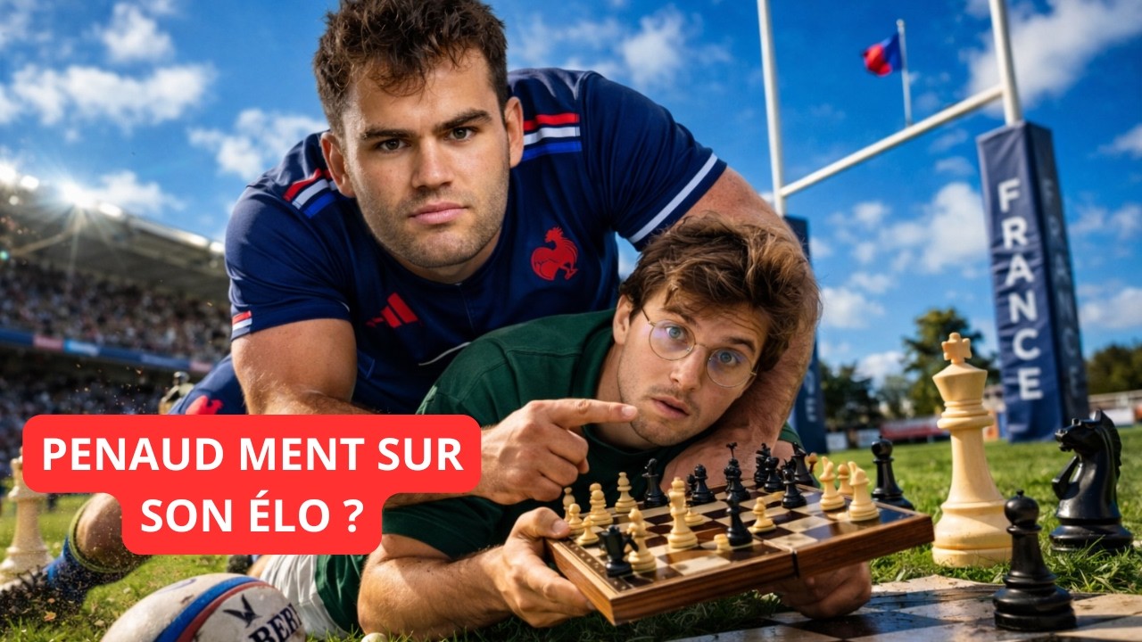 Damian PENAUD est MONSTRUEUX aux &eacute;checs (Analyse de c&eacute;l&eacute;brit&eacute; #3)#&eacute;checs #chess