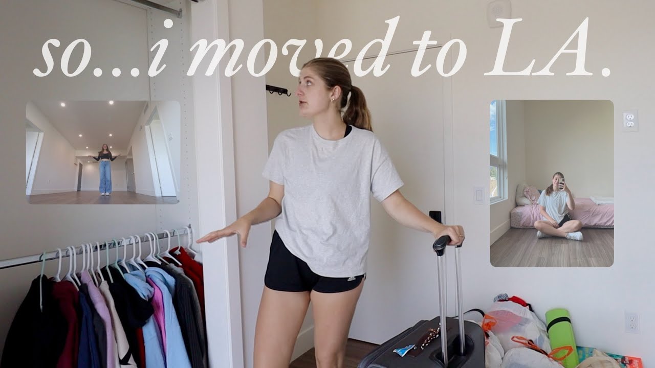 i moved to LA! (apartment move-in vlog)