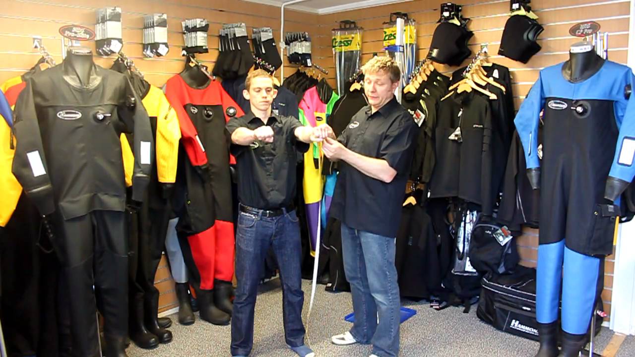 Measuring yourself for your new dry suit