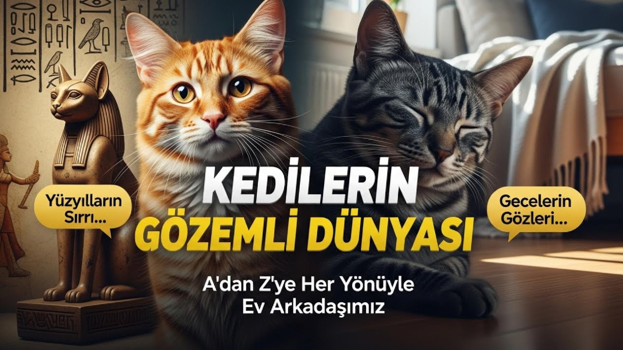 KEDİLERİN GİZEMLİ DÜNYASI A'dan Z'ye Her Yönüyle