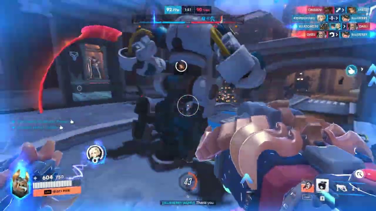 Overwatch Clip - Epic Hog Push Gameplay