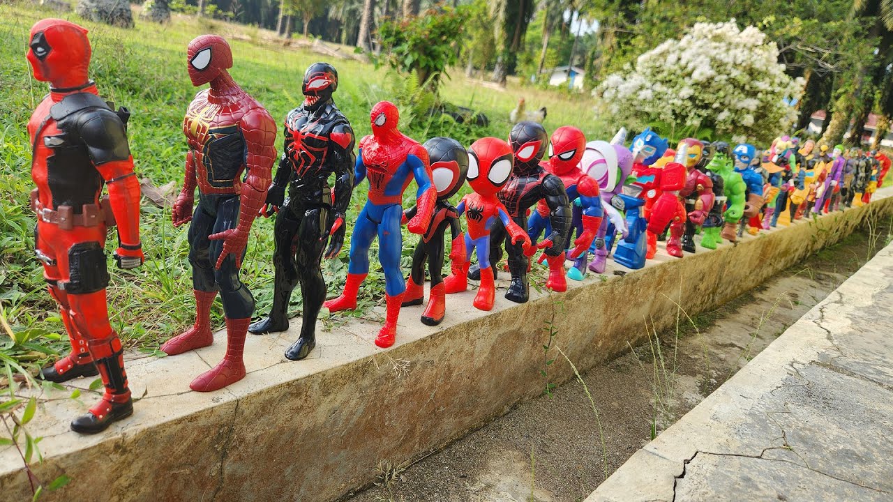 AVENGERS SUPERHERO STORY, HULK VS SPIDER-MAN, VENOM VS CAPTAIN AMERICA VS IRON MAN, MARVEL'S 03