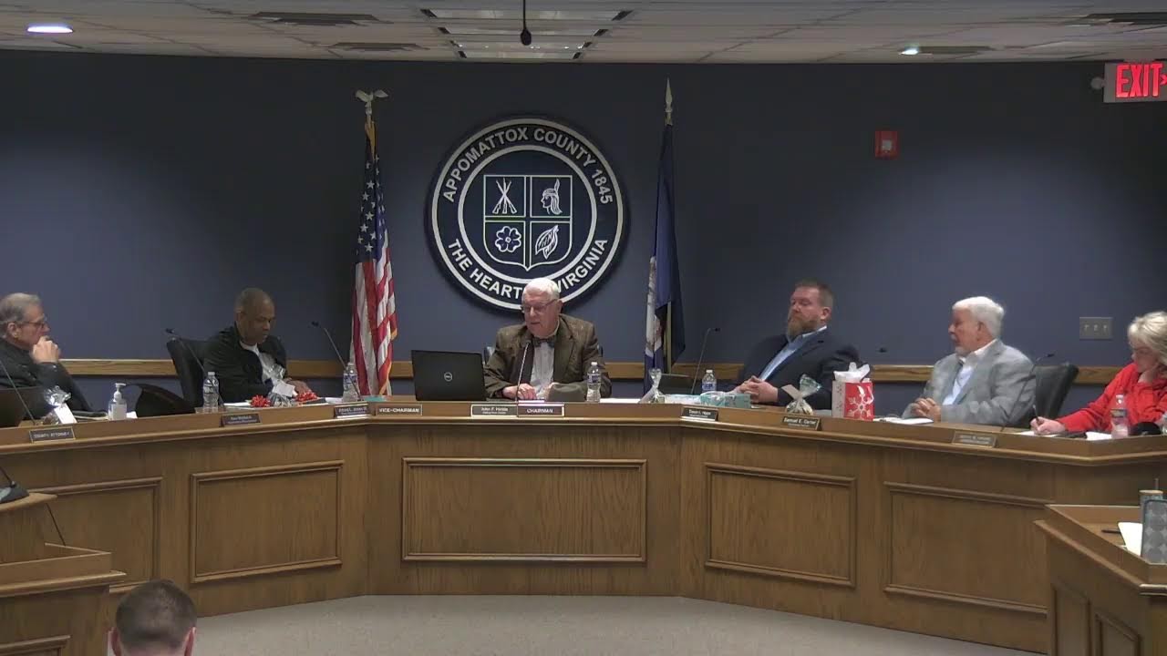 12-16-2024 Meeting | Appomattox Board of Supervisors