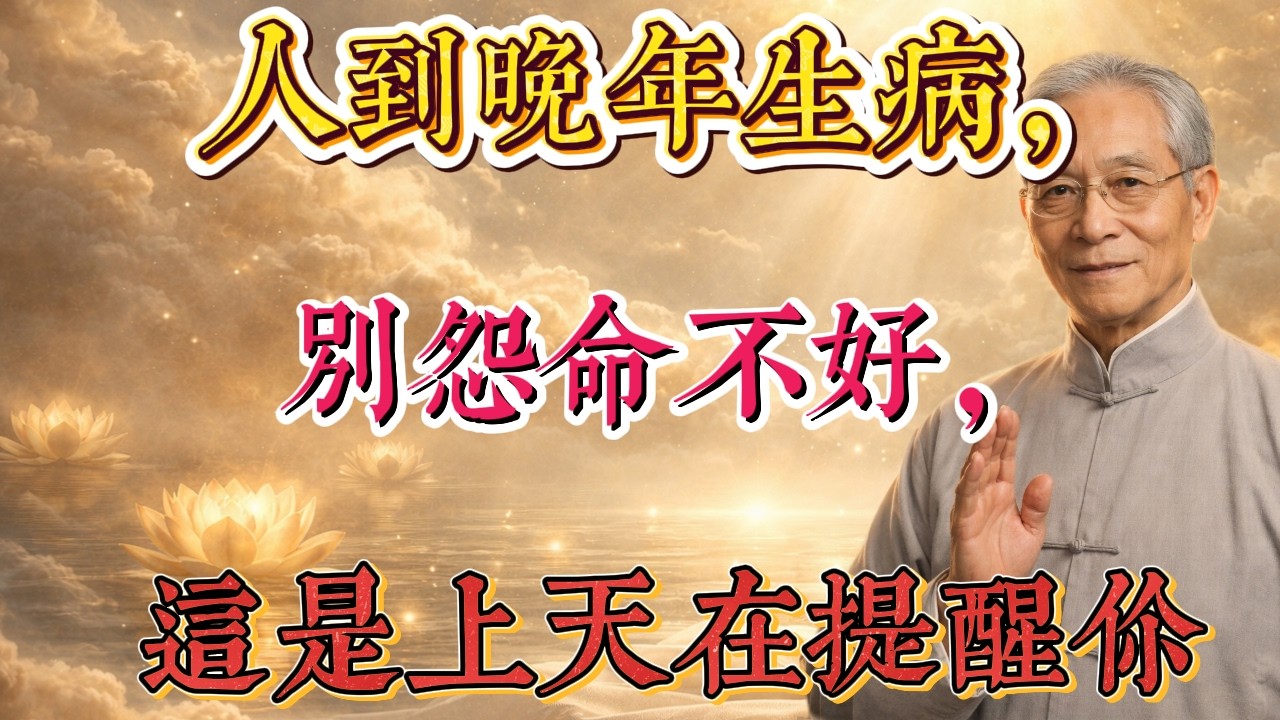 生病别怕！命理师揭示晚年疾病背后的原因，学会这些健康小秘诀