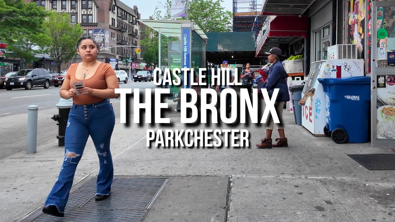 Walking Tour Bronx NYC | Parkchester & Castle Hill 4K Virtual Walk | Real City Sounds