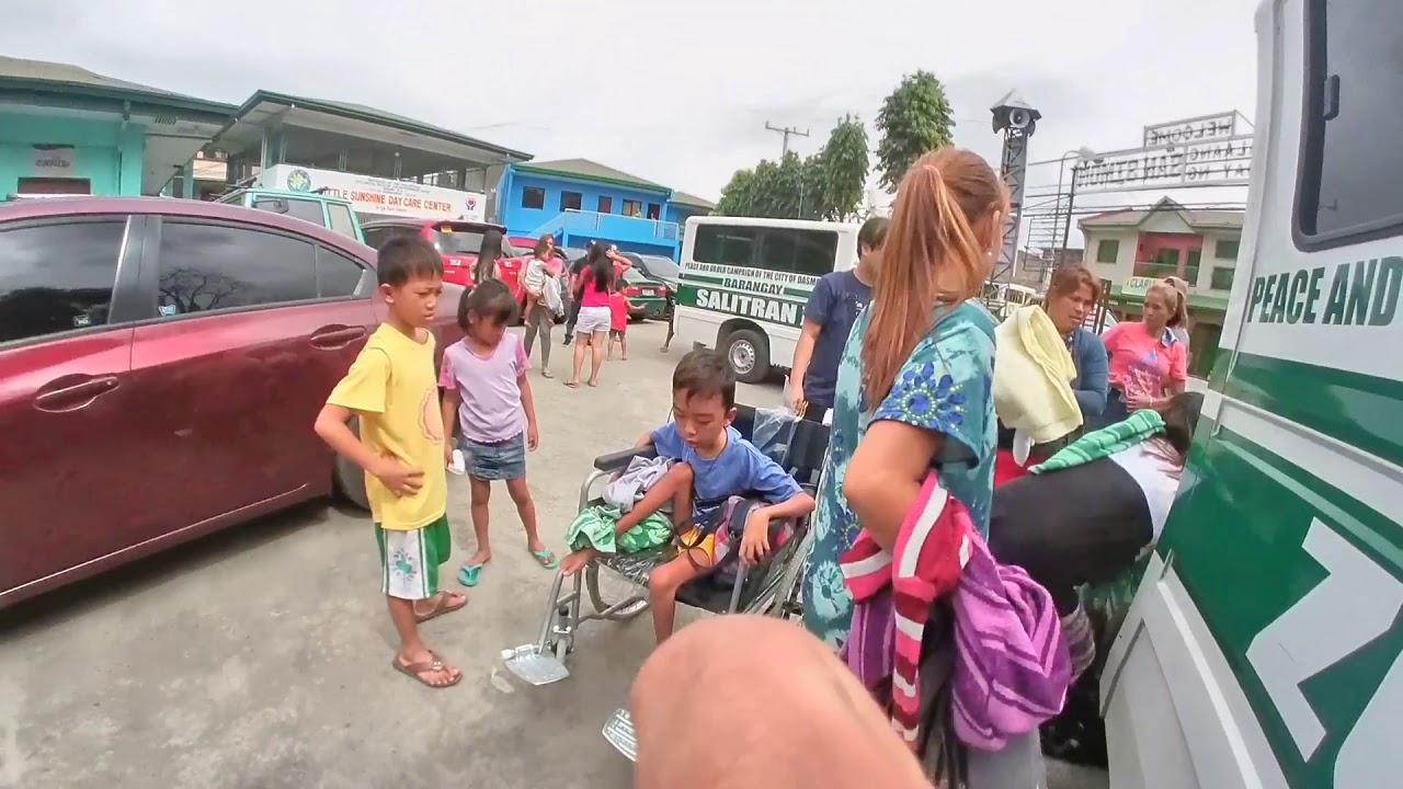 Mt Taal Eruption Evacuees at Dasmarinas City Cavite