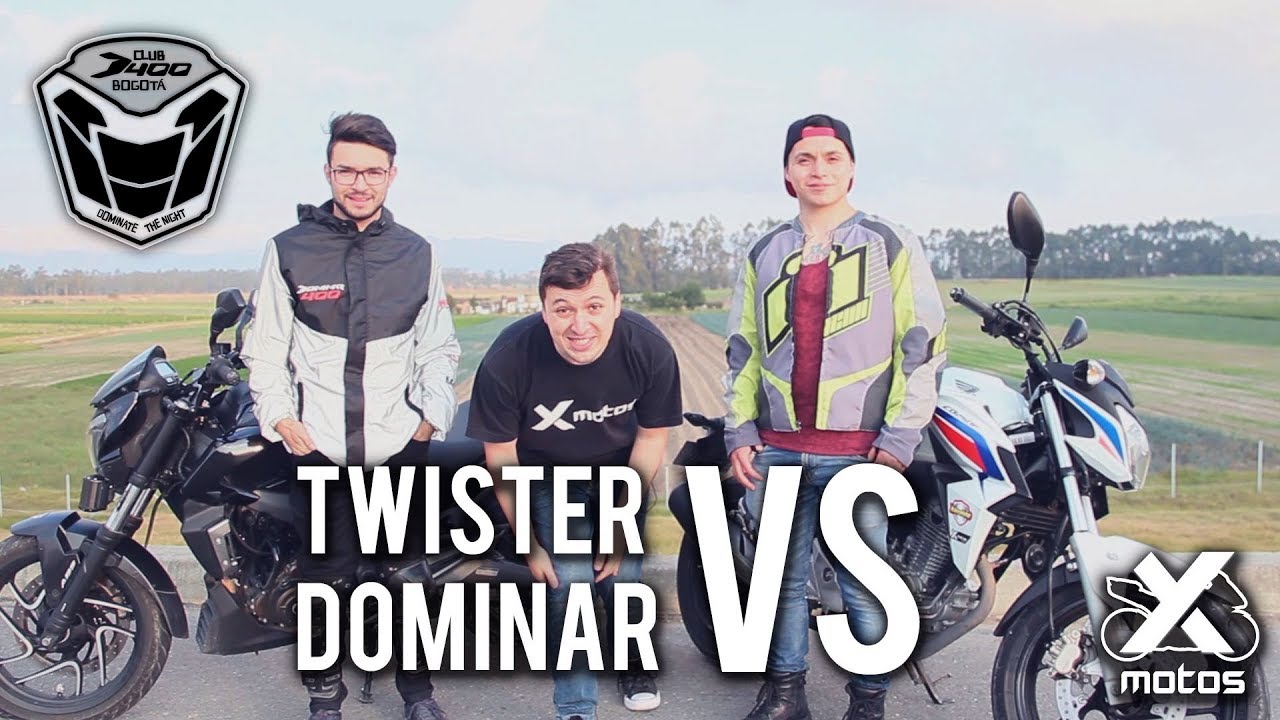 DOMINAR VS TWISTER │DRAG RACE │X Motos