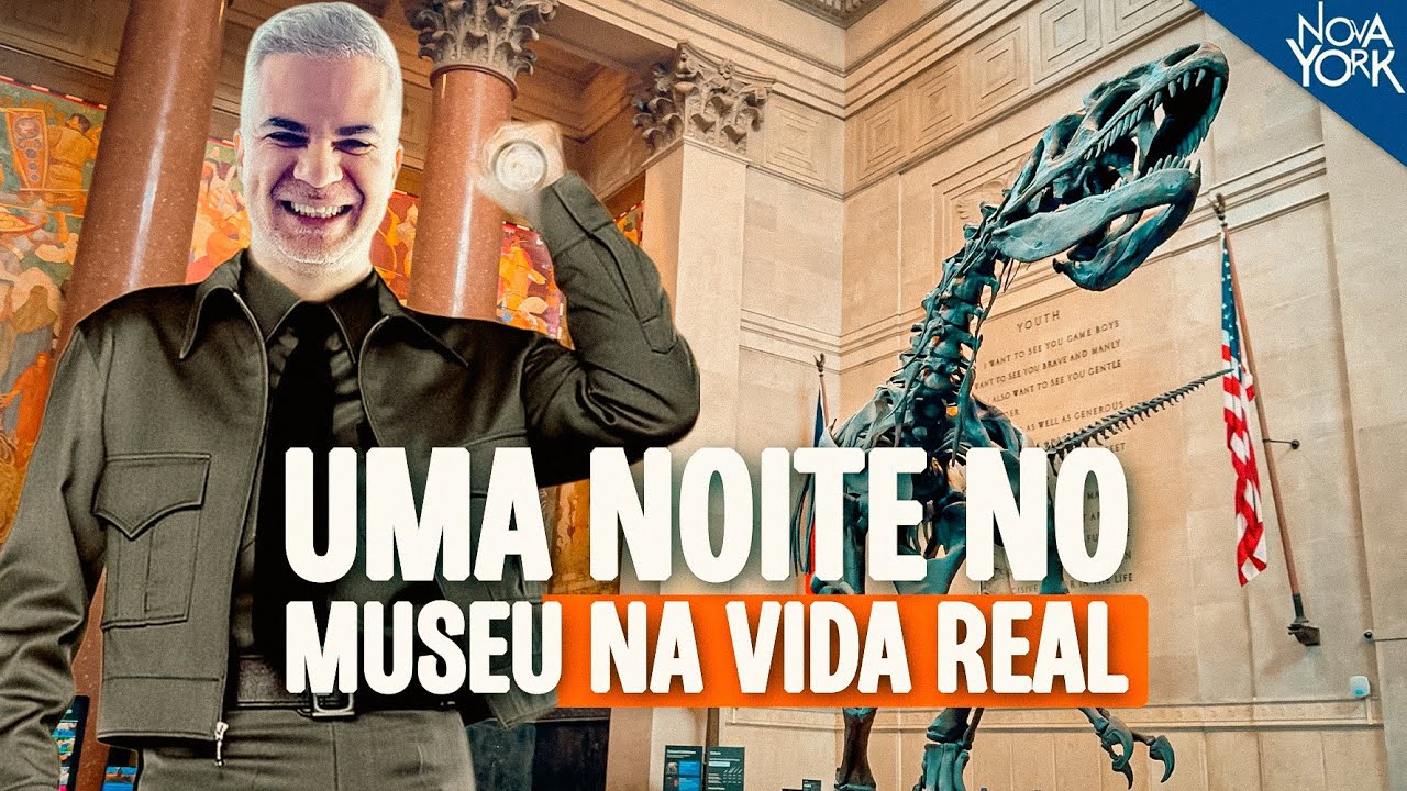 Sozinhos no MUSEU DE HIST&Oacute;RIA NATURAL de Nova York! Igual ao filme 😱🎬