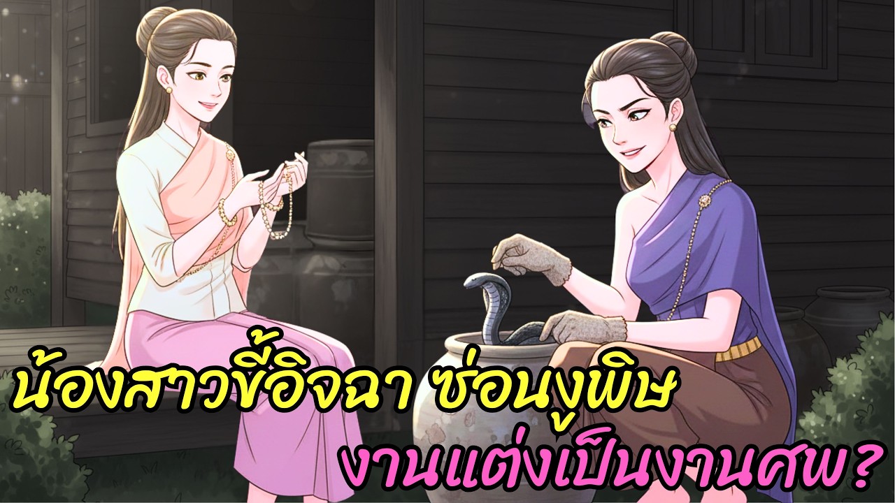 โอ่งมรณะ! น้องสาวซ่อนงูพิษกะฆ่าพี่ในวันแต่งงาน