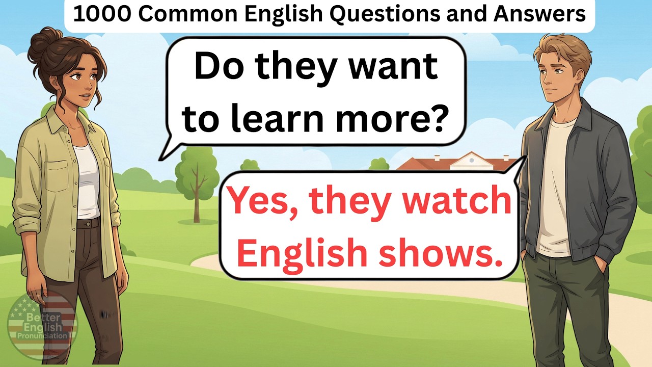 1000 Common English Questions and Answers | Speaking Practice