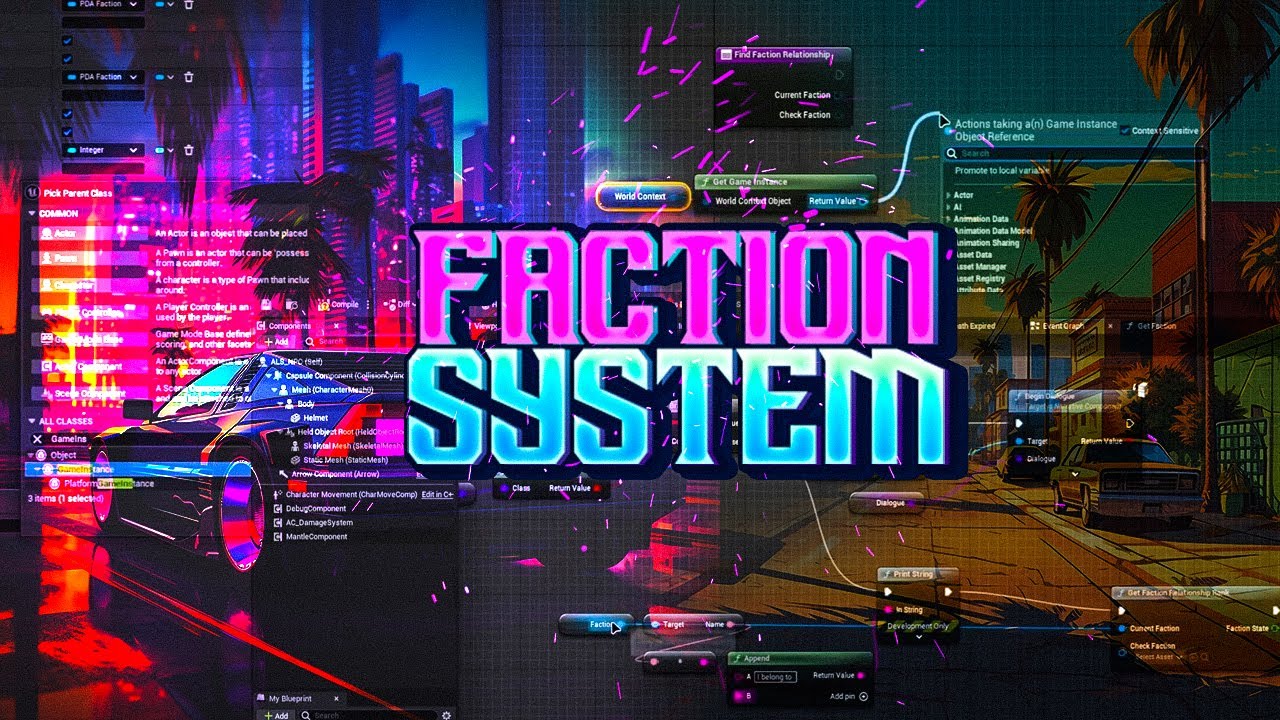Faction Systems: Create a Faction framework in UE5!