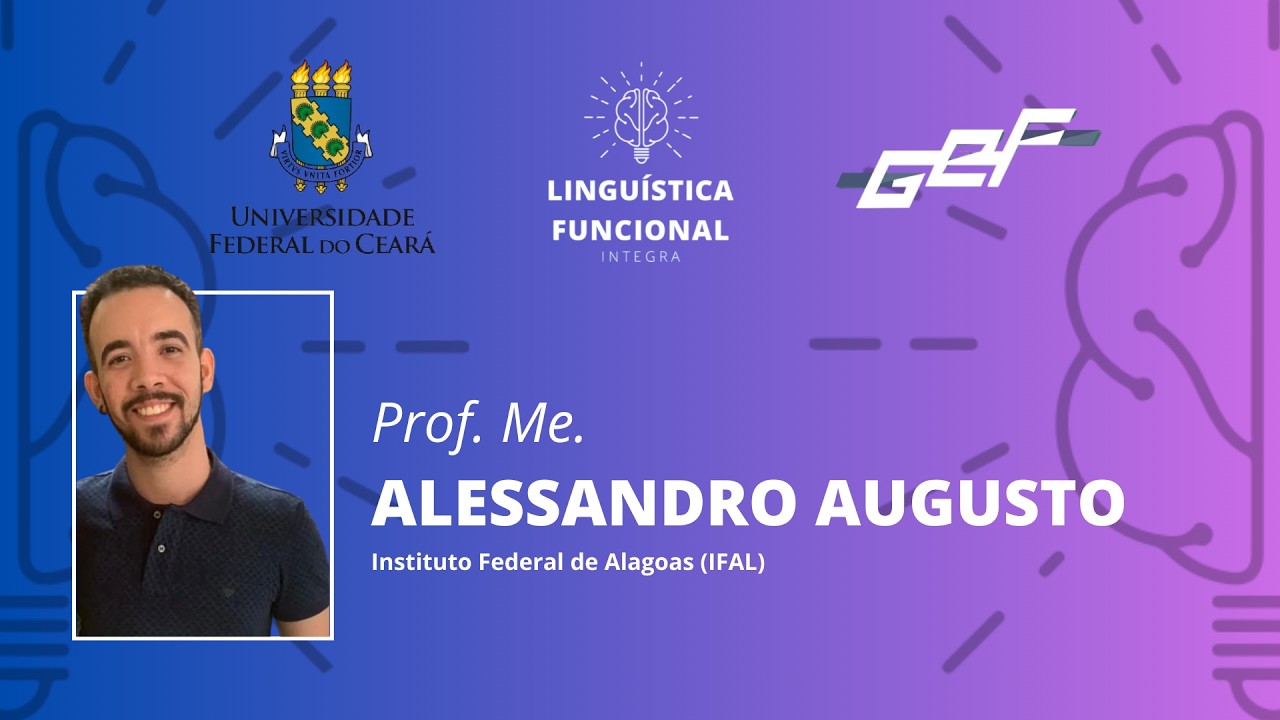 Entrevista com o Prof°. Me. Alessandro Augusto de Souza Vasconcelos. #Ep11