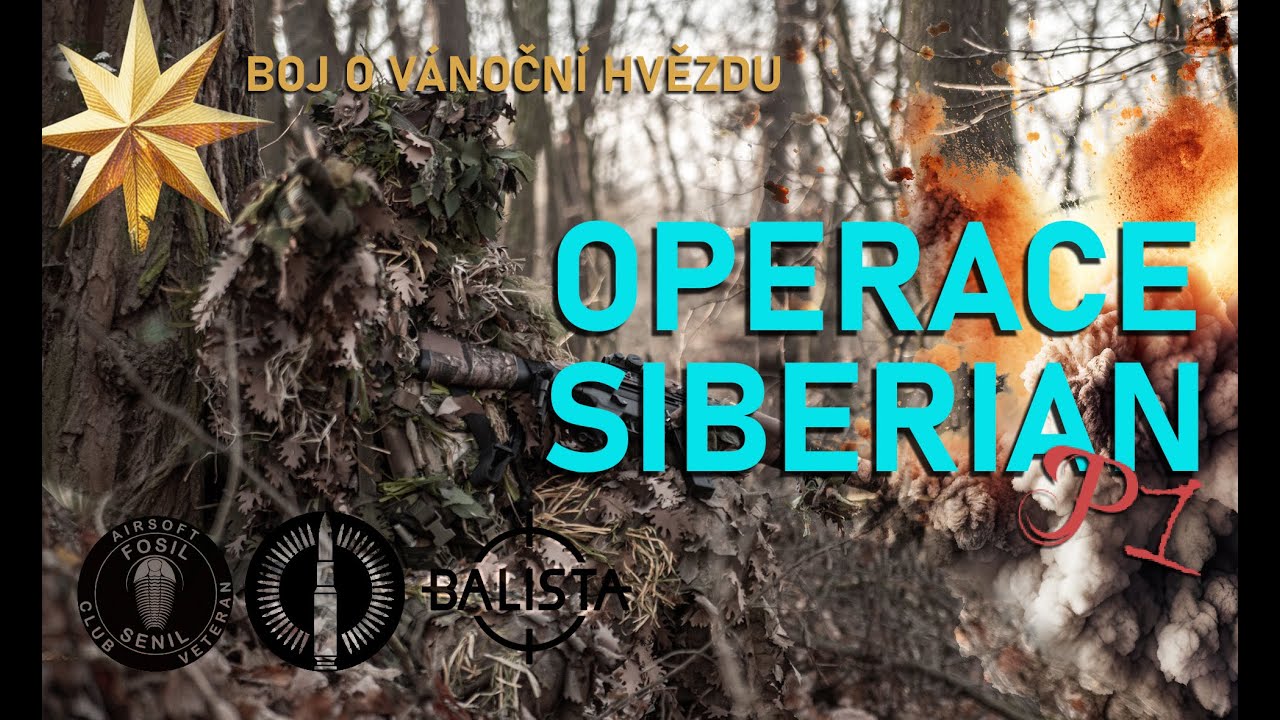 OPERACE SIBERIAN (boj o vánoční hvězdu) - AIRSOFT CZ - GHILLIE, MP5, SCOPE CAM, KNIFE