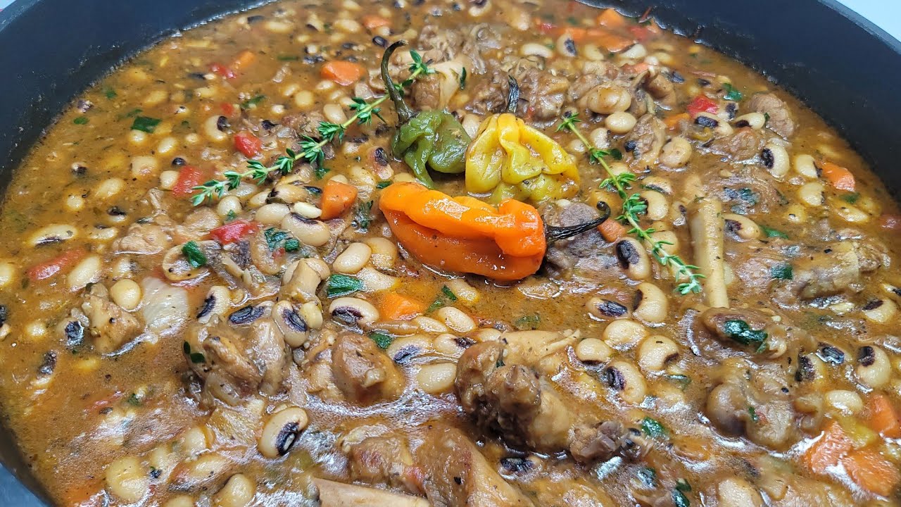 BLACKEYE PEAS STEW | recipe guyanese style