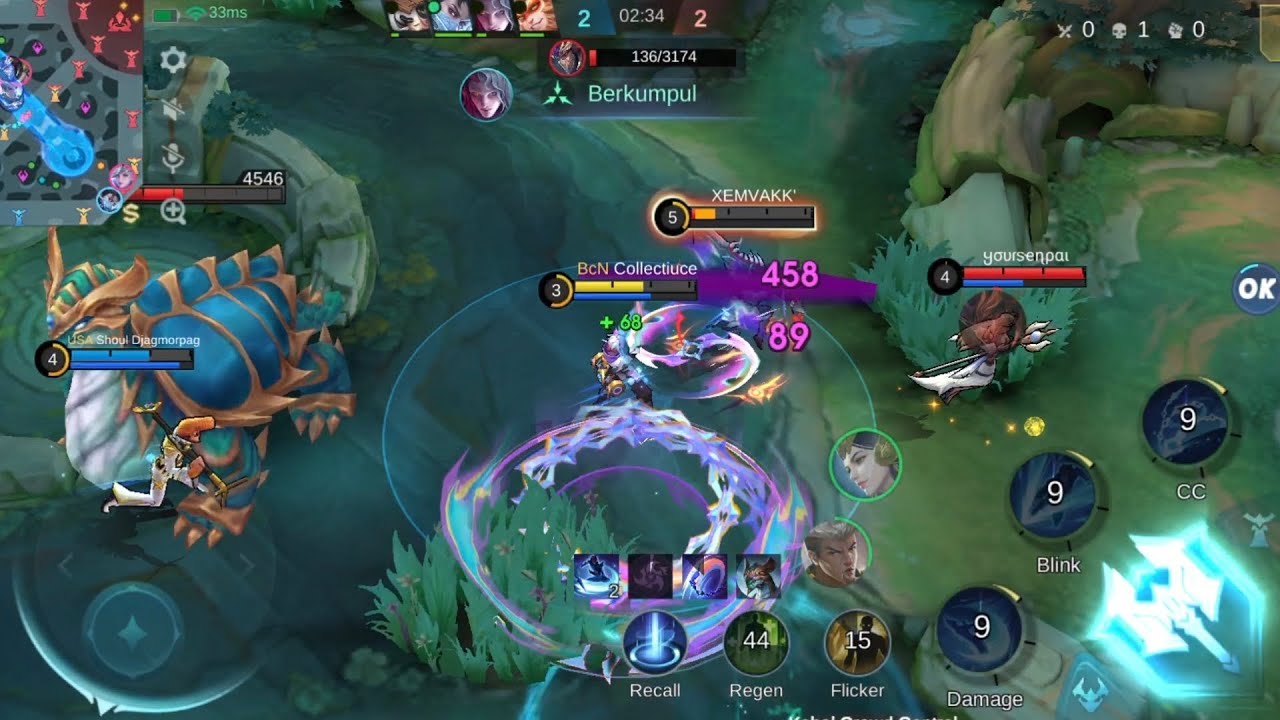 Julian mengeliminasi Hanzo || Kadita dan Chou sakit banget [HARD GAME]