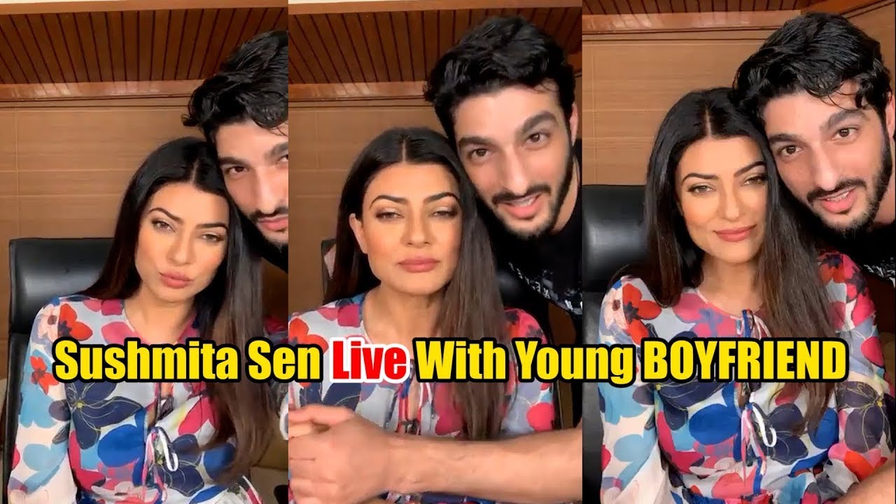 Gorgeous Sushmita Sen SHOWS Her LOVE For Her Young BOYFRIEND Rohman Shawl On Instagram Live