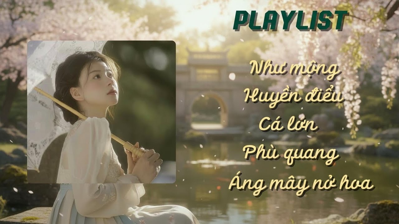 [Playlist] Nhạc trung  -  như mộng, huyền điểu, cá lớn, phù quang, áng mây nở hoa #xhhh