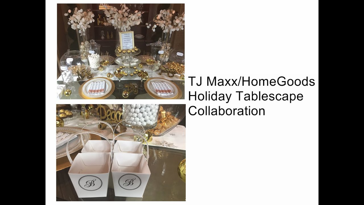 Tj Maxx/HomeGoods: Holiday Tablescape Collaboration