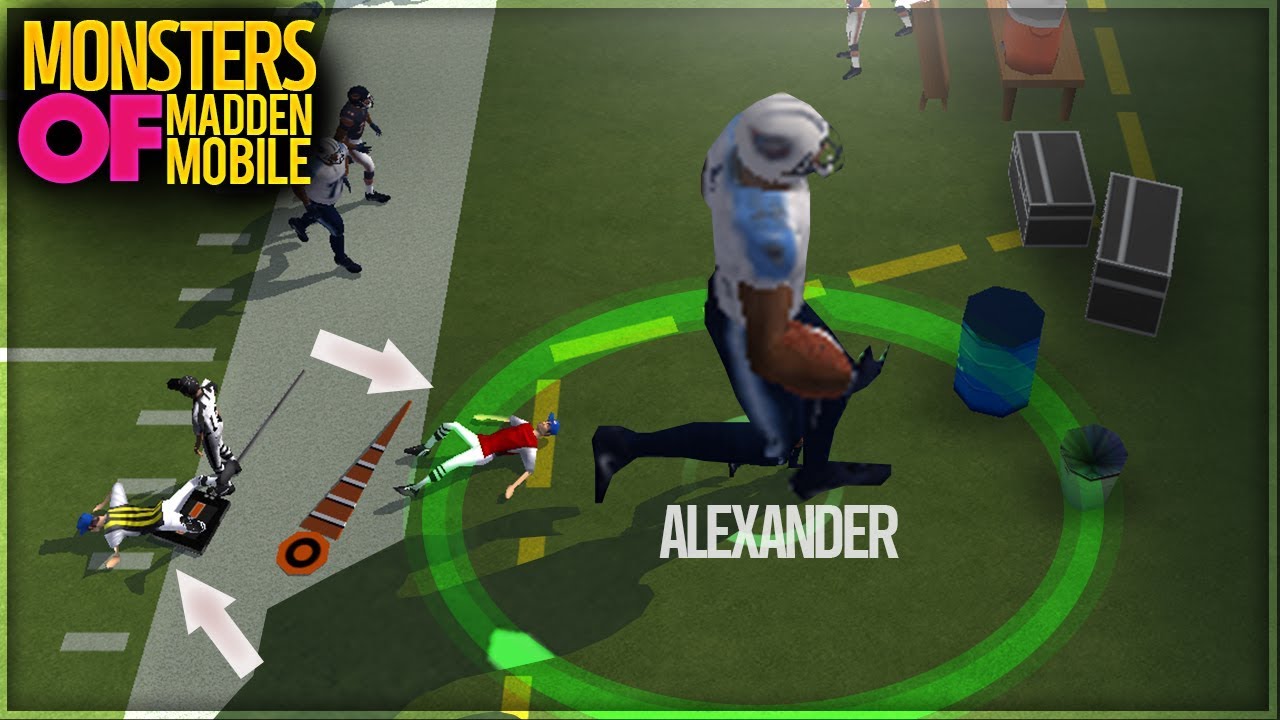 INJURING MADDEN MOBILE REFS?! 103 OVR ALEXANDER - MONSTERS of MADDEN MOBILE (Episode 1)