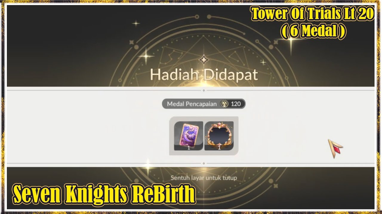 Tower Of Trials Lantai 20 ( 6 Medal ) | Seven Knights ReBirth